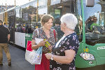 Frauenstadträtin Judith Schwentner bei der Info-Aktion zum Equal Pension Day 2019 am Jakominiplatz © Stadt Graz/Fischer Frauenstadträtin Judith Schwentner bei der Info-Aktion zum Equal Pension Day 2019 am Jakominiplatz © Stadt Graz/Fischer