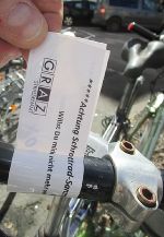 Letzte Mahnung: "Willst Du mich nicht mehr verwenden ..." © Stadt Graz/Wehap Letzte Mahnung: "Willst Du mich nicht mehr verwenden ..." © Stadt Graz/Wehap