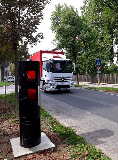 Radarstele in der Schubertstraße © Stadt Graz/Wehap Radarstele in der Schubertstraße © Stadt Graz/Wehap