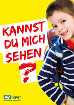 Mit diesem Plakat rufen KFV und AUVA zu erhöhter Aufmerksamkeit im Straßenverkehr auf. © KFV/AUVA Mit diesem Plakat rufen KFV und AUVA zu erhöhter Aufmerksamkeit im Straßenverkehr auf. © KFV/AUVA