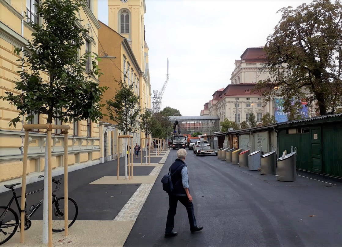 FuZo vor der Heilandskircheäume © Stadt Graz/Wehap FuZo vor der Heilandskircheäume © Stadt Graz/Wehap