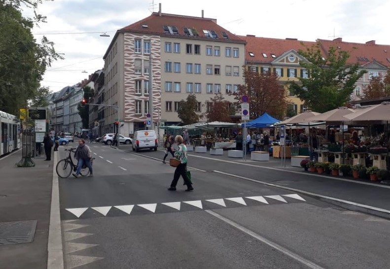 Querung Haltestelle - Markt (in Bau) © Stadt Graz/Wehap Querung Haltestelle - Markt (in Bau) © Stadt Graz/Wehap