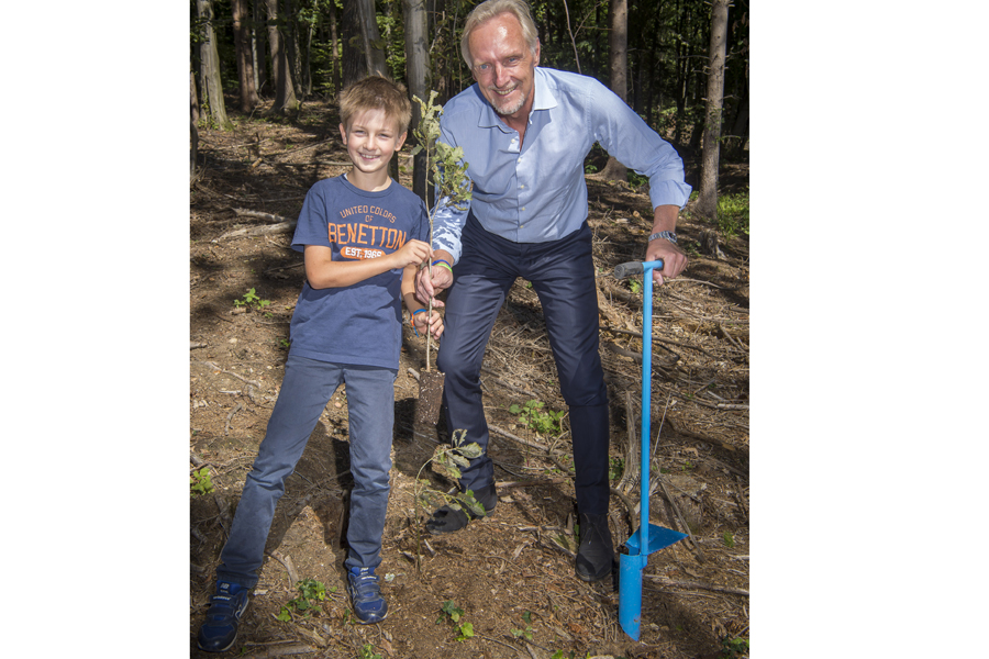 Wie man Graz einen Baum aufstellt? So macht man’s richtig! Für jedes Grazer Neugeborene wird ein Baum gepflanzt – im eigenen Garten oder im städtischen Wald.