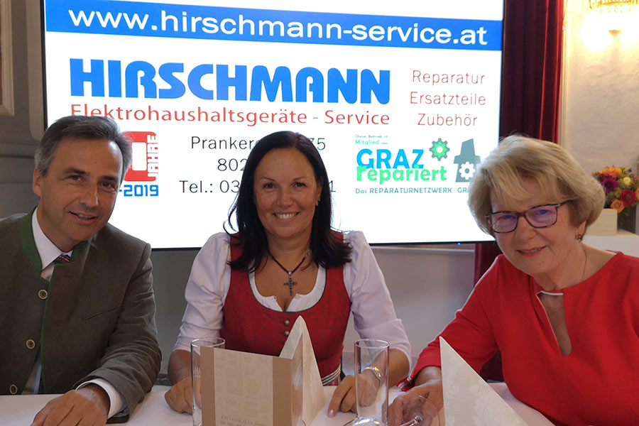 Verleihung des Grazer Stadtwappens an die Firma Hirschmann © KK Verleihung des Grazer Stadtwappens an die Firma Hirschmann © KK