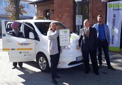 E-GUSTmobil vor der Zentrale von ISTmobil am Ostbahnhof © Stadt Graz/Wehap E-GUSTmobil vor der Zentrale von ISTmobil am Ostbahnhof © Stadt Graz/Wehap