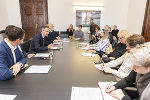 Die Pressekonferenz zur Präsentation des Siegerprojekts war gut besucht.