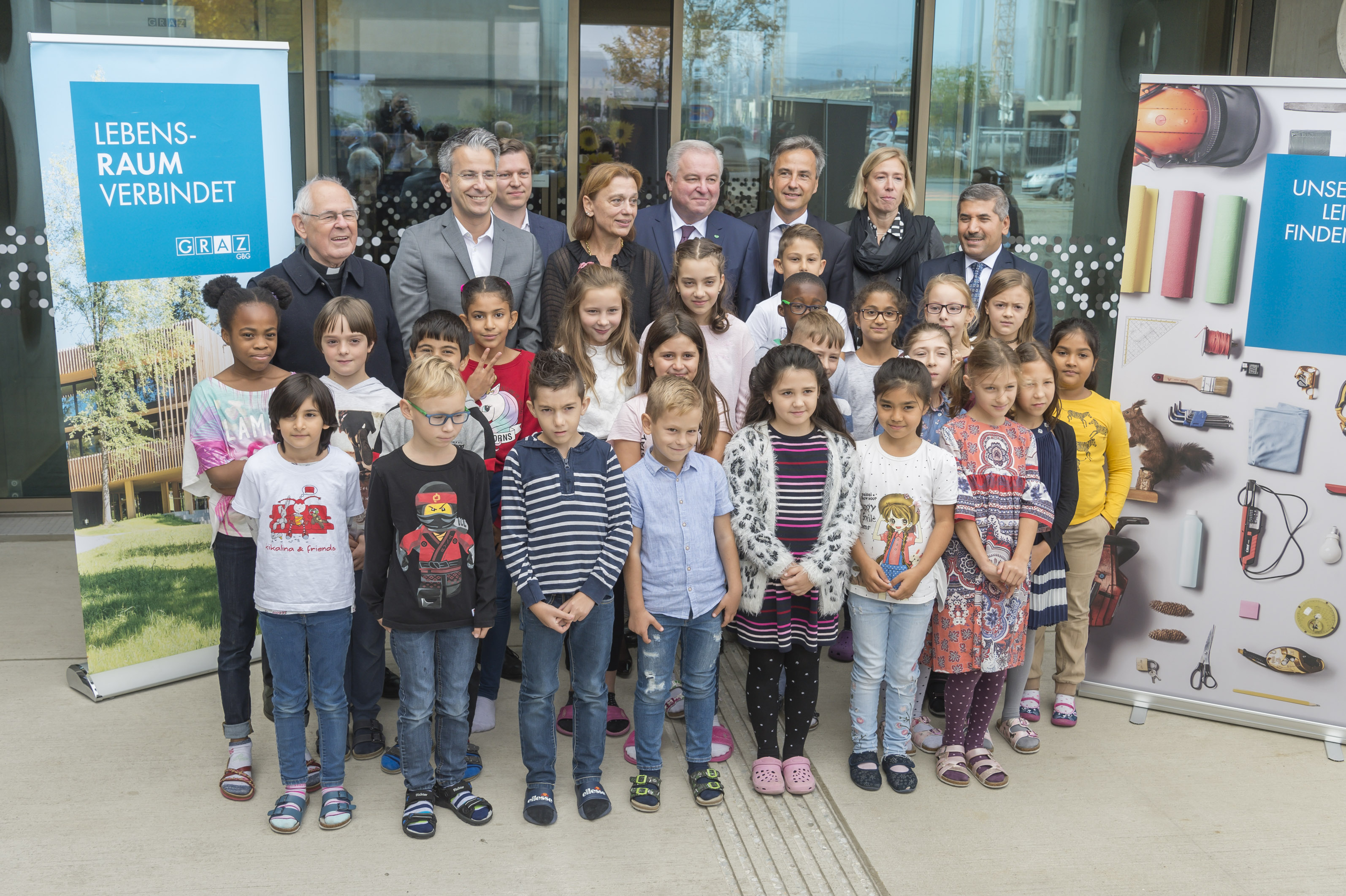 Eröffnung der neuen Volksschule Leopoldinum in der Smart City