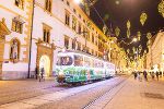 Die beleuchtete Herrengasse © Stadt Graz/Fischer Die beleuchtete Herrengasse
