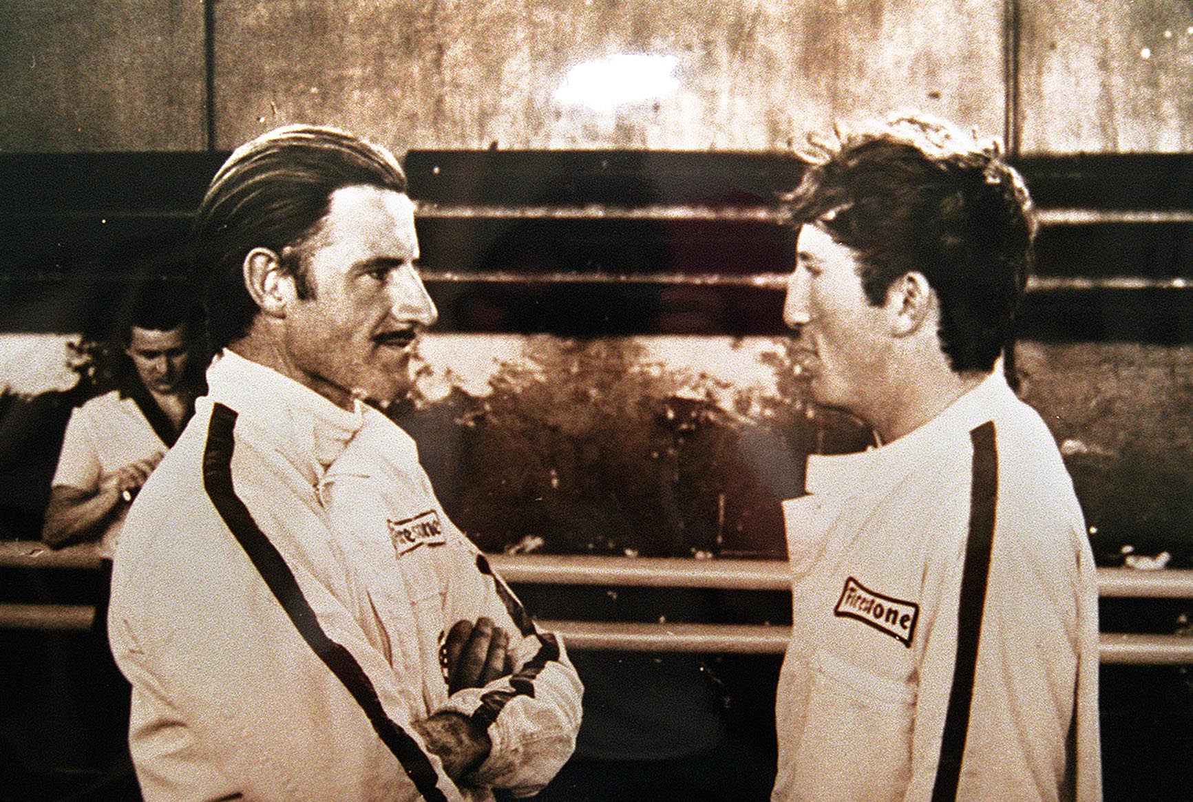 Graham Hill und Jochen Rindt - dieses Bild steht unter "Mehr zum Thema" zum Download zur Verfügung