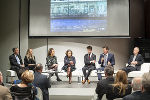 Eine prominent besetzte Podiumsdiskussion zeigte Bedeutung und Zukunft des Welterbes auf. © Stadt Graz/Fischer Eine prominent besetzte Podiumsdiskussion zeigte Bedeutung und Zukunft des Welterbes auf.