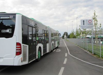 Busspur Kärntnerstraße © Stadt Graz/Wehap Busspur Kärntnerstraße © Stadt Graz/Wehap