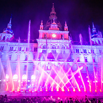 Silvestershow am Hautplatz © Stadt Graz/Fischer Silvestershow am Hautplatz © Stadt Graz/Fischer