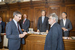 Angelobung des neuen KPÖ-Gemeinderates Hans Peter Meister. Angelobung des neuen KPÖ-Gemeinderates Hans Peter Meister.