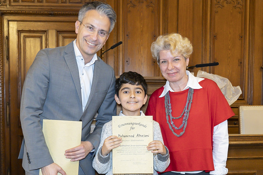 Mohammed Alhasani © Stadt Graz/Fischer Mohammed Alhasani © Stadt Graz/Fischer