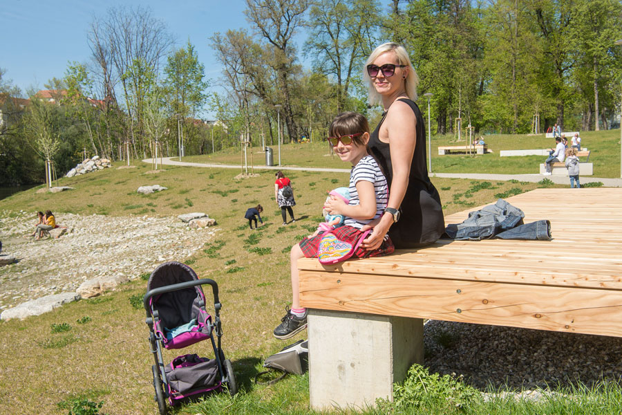 Für Mama, Puppenmama und Puppe ein herrlicher Ausflug.