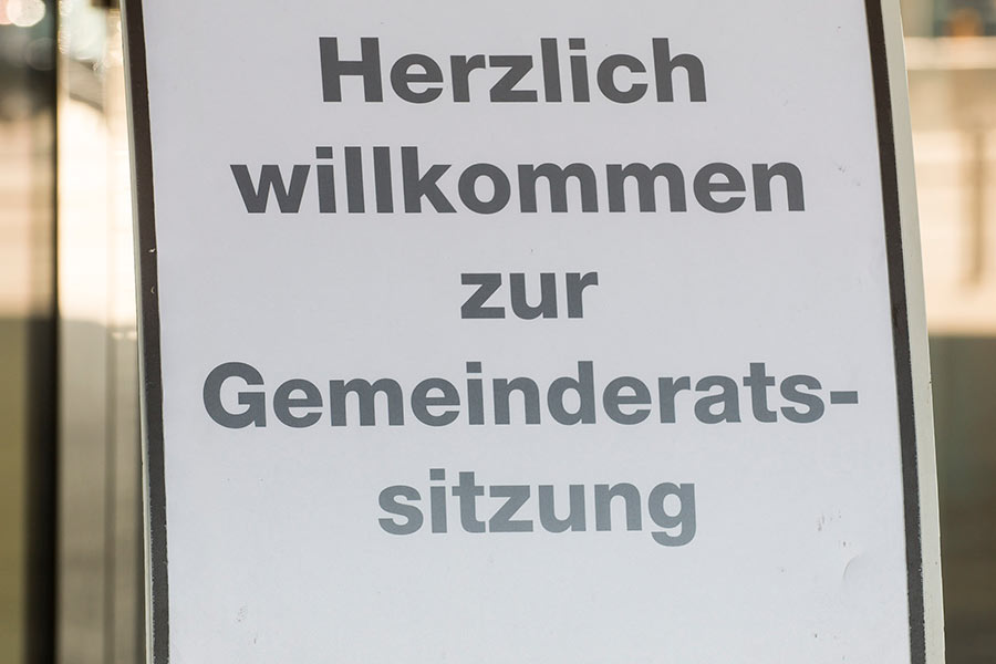 Gemeinderatssitzung in der Grazer Messehalle