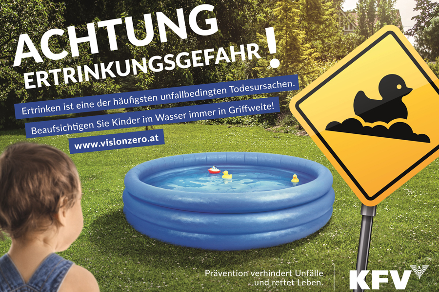 Kampagne für mehr Sicherheit für Kinder © KFV Kampagne für mehr Sicherheit für Kinder © KFV