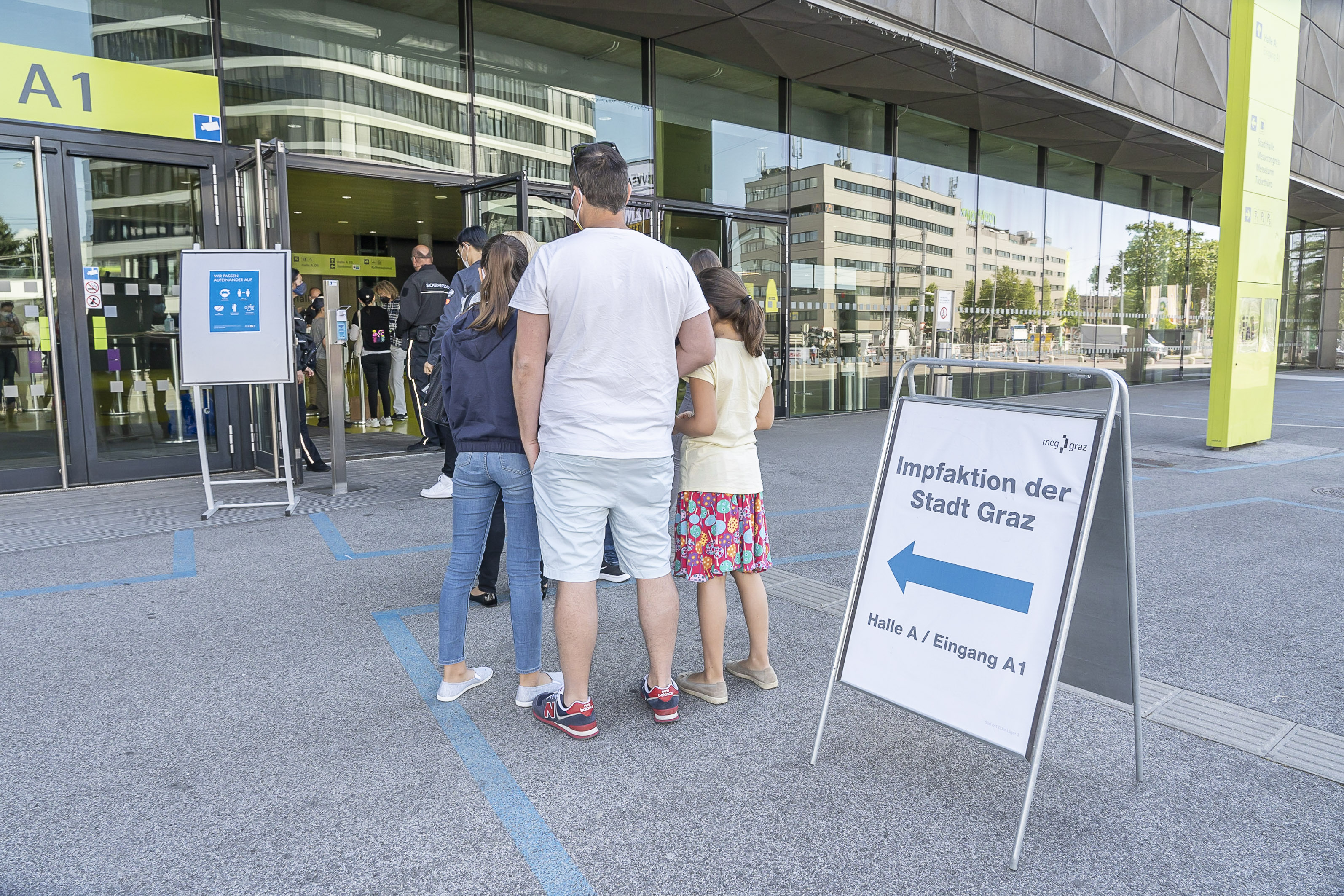 Sowohl Impfberatung als auch Impfung können jetzt in der Stadthalle nachholt werden. Die Grazer und Grazerinnen freuen sich über das Angebot