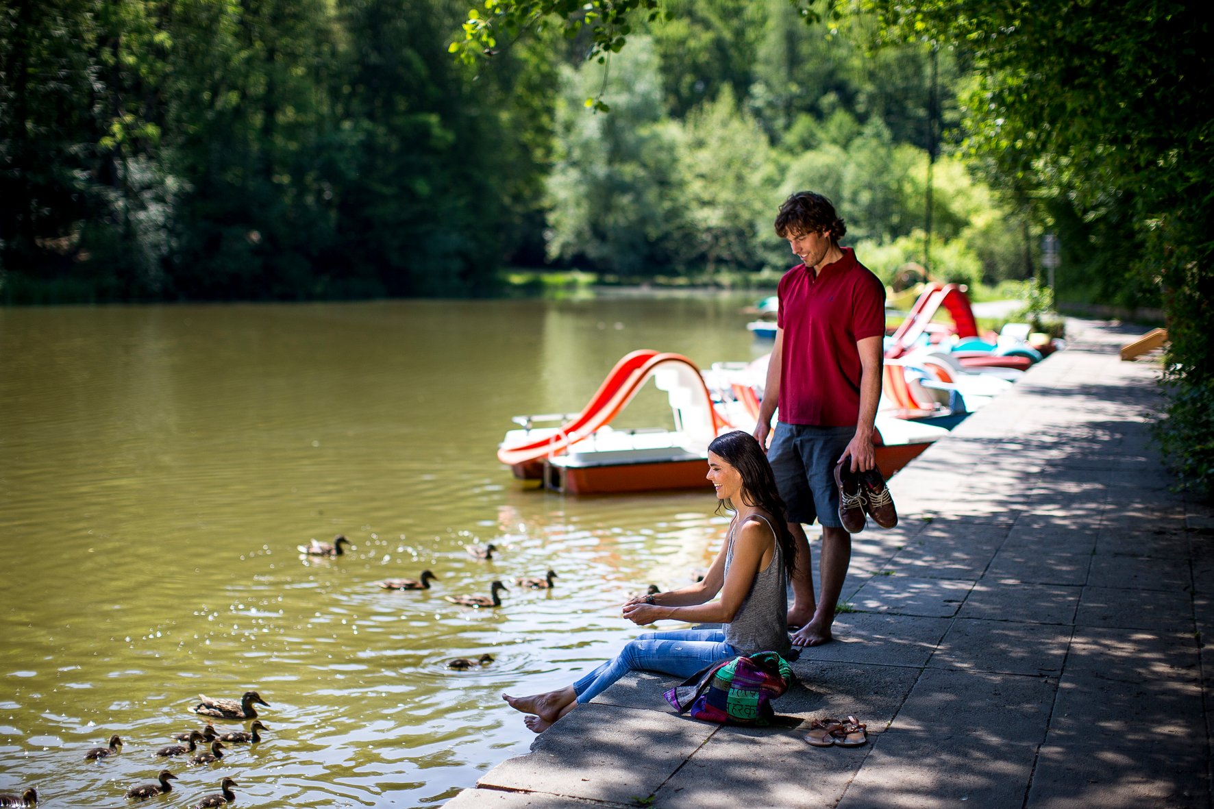 Die Natur am Thalersee genießen. © Region Graz/Tom Lamm Die Natur am Thalersee genießen. © Region Graz/Tom Lamm