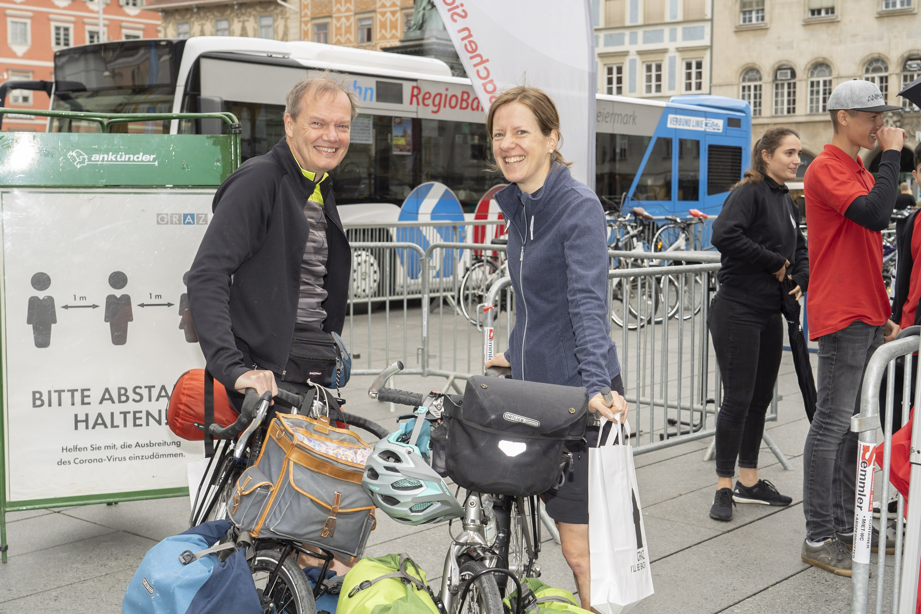 Impressionen des ShoppingRadelns vom 18. Juli