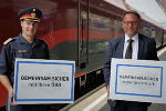 Landespolizeidirektor Gerald Ortner und ÖBB-Manager Peter Wallis © LP Stmk Landespolizeidirektor Gerald Ortner und ÖBB-Manager Peter Wallis © LP Stmk