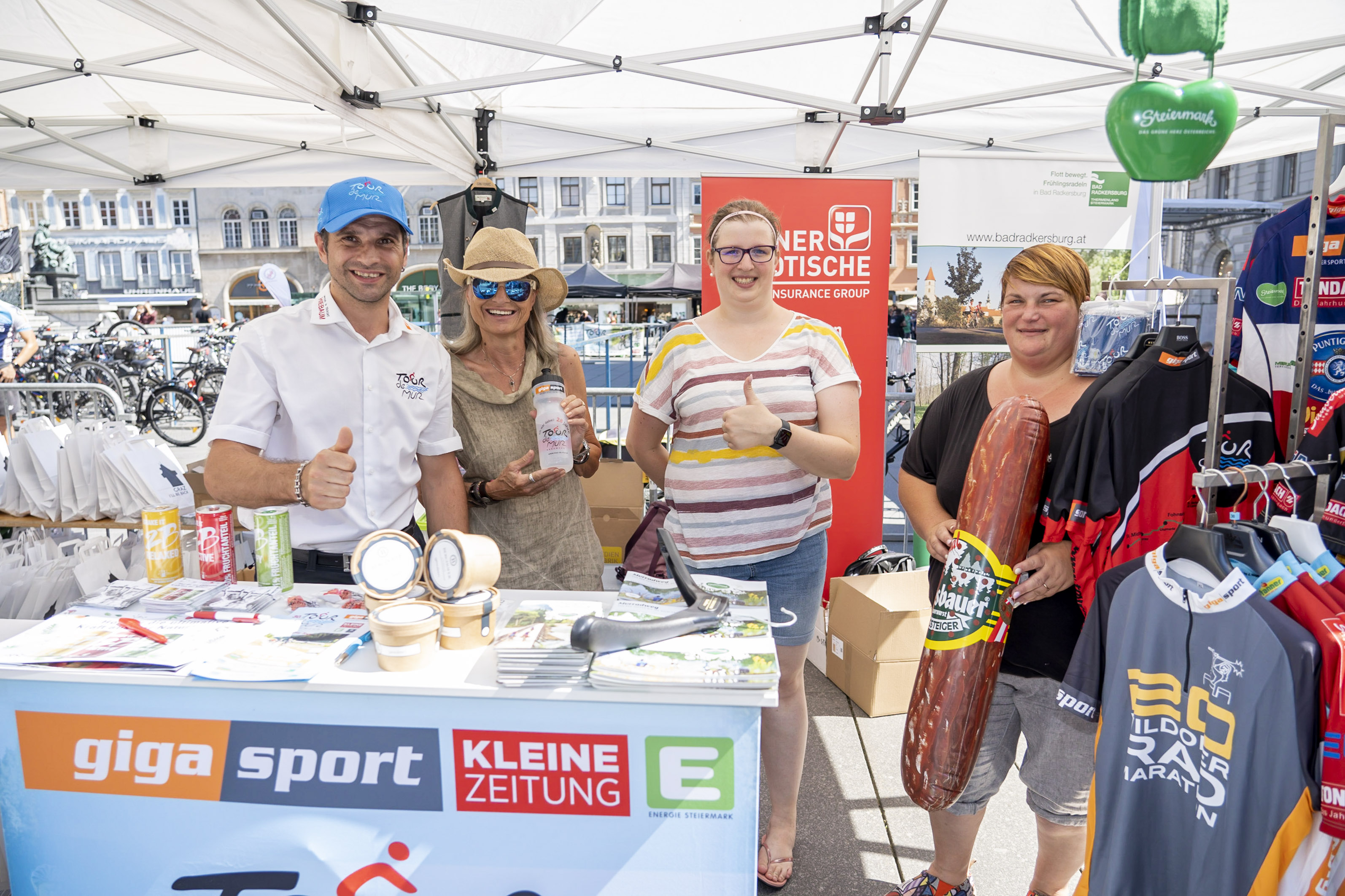Bilder vom ShoppingRadln am 22. August © Stadt Graz/Fischer Bilder vom ShoppingRadln am 22. August
