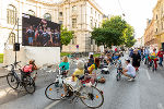 Videowall vor dem Joanneum © Harry Schiffer Videowall vor dem Joanneum