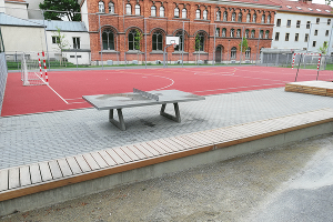 Barrierefreies Tischtennis und Allwetter-Sportplatz am Bezirkssportplatz Dominikanergrund. © Stadt Graz/Sportamt Barrierefreies Tischtennis und Allwetter-Sportplatz am Bezirkssportplatz Dominikanergrund. © Stadt Graz/Sportamt
