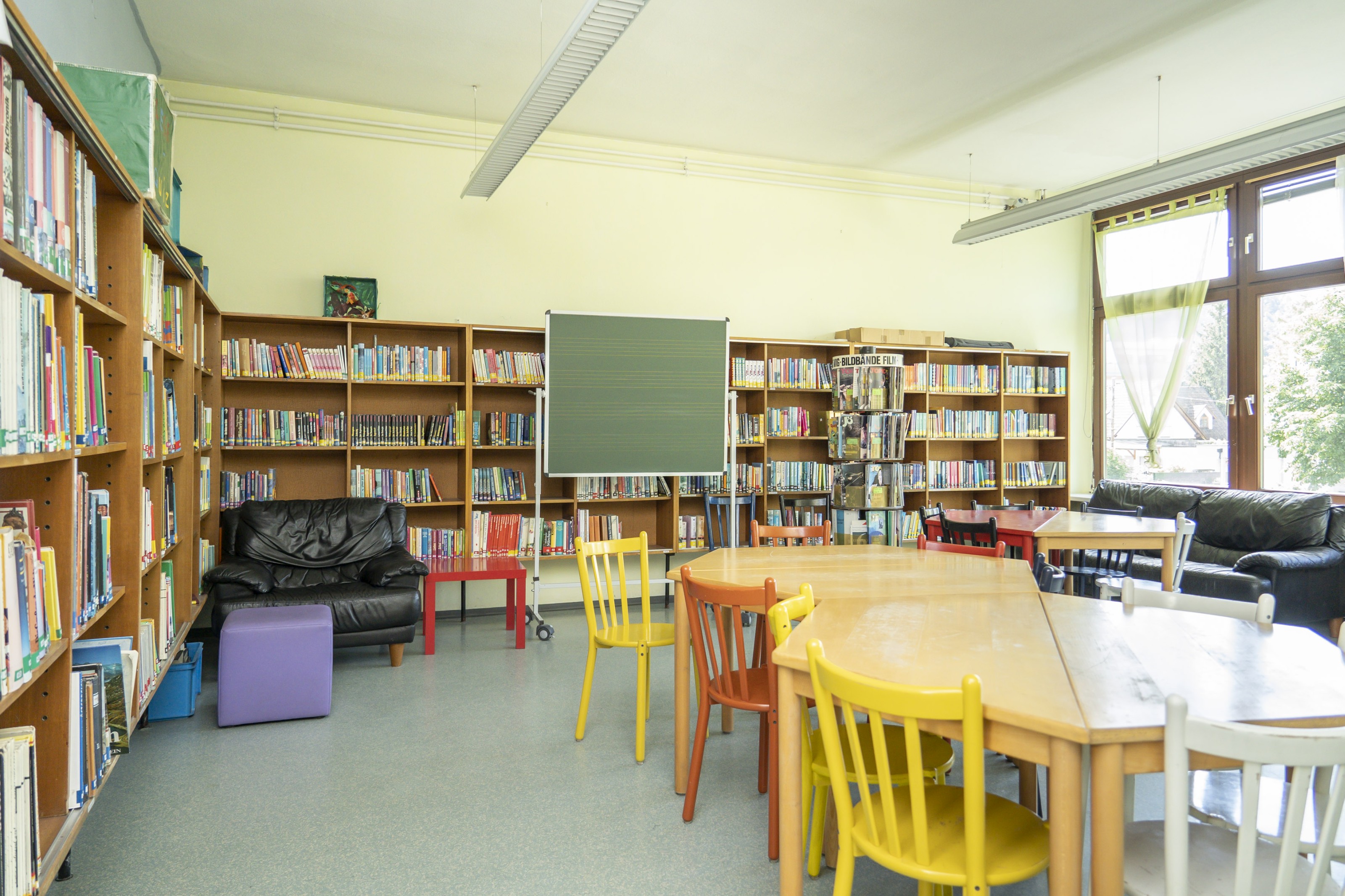 Mittelschule Viktor Kaplan, Bibliothek