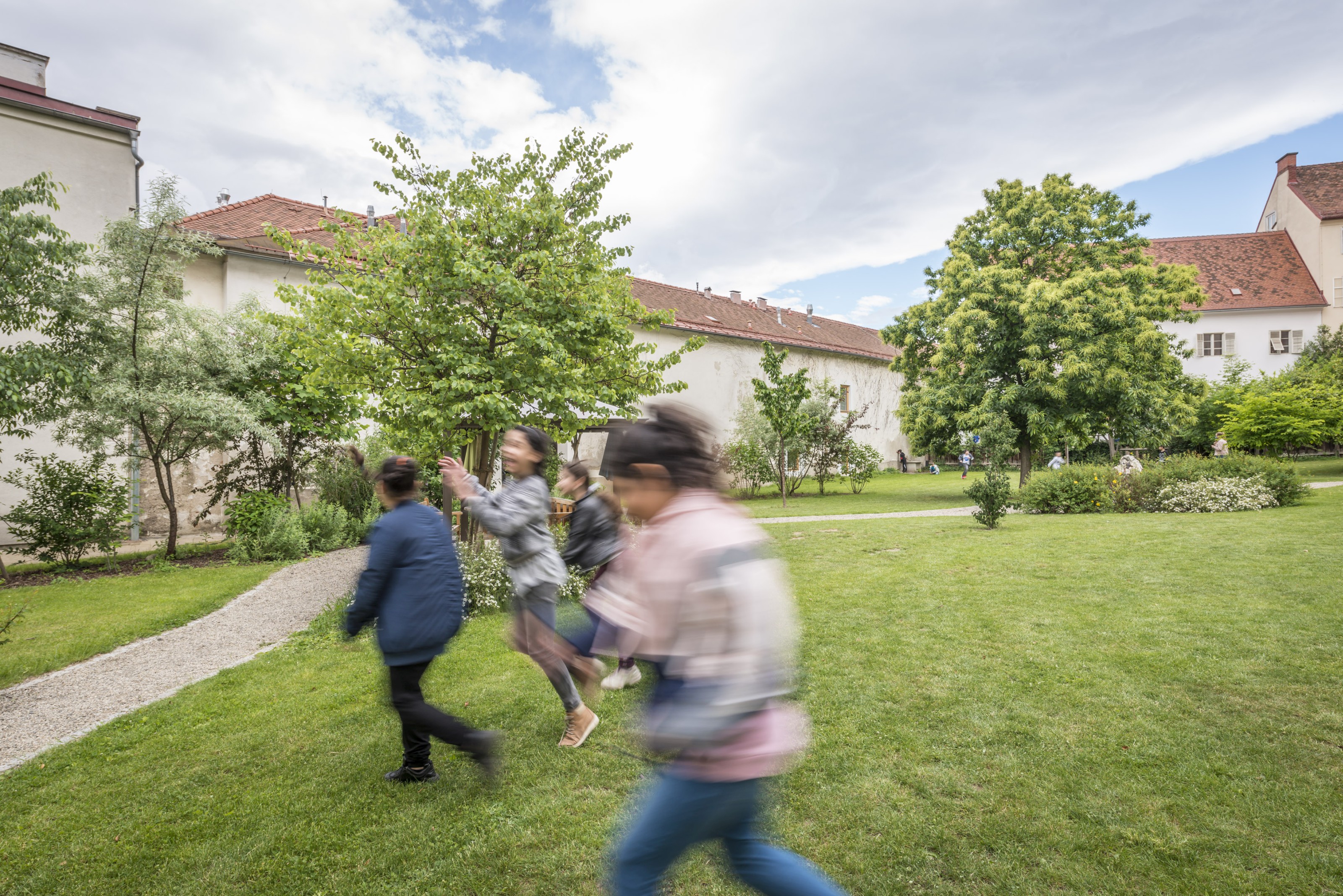 Musikmittelschule Ferdinandeum, Kinder beim Spielen © Stadt Graz/Fischer Musikmittelschule Ferdinandeum, Kinder beim Spielen