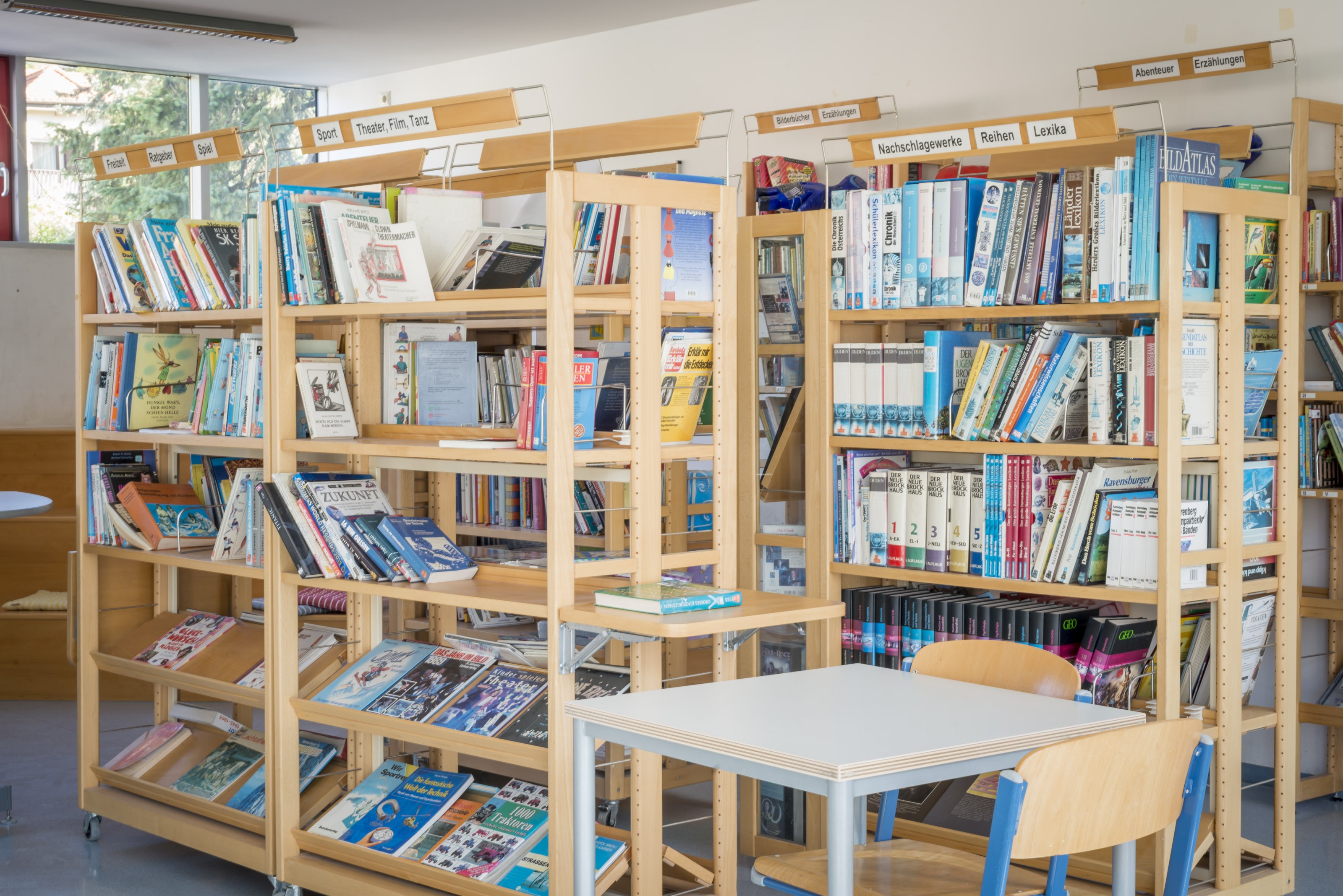 Mittelschule St. Johann, Bibliothek © Stadt Graz/Fischer Mittelschule St. Johann, Bibliothek