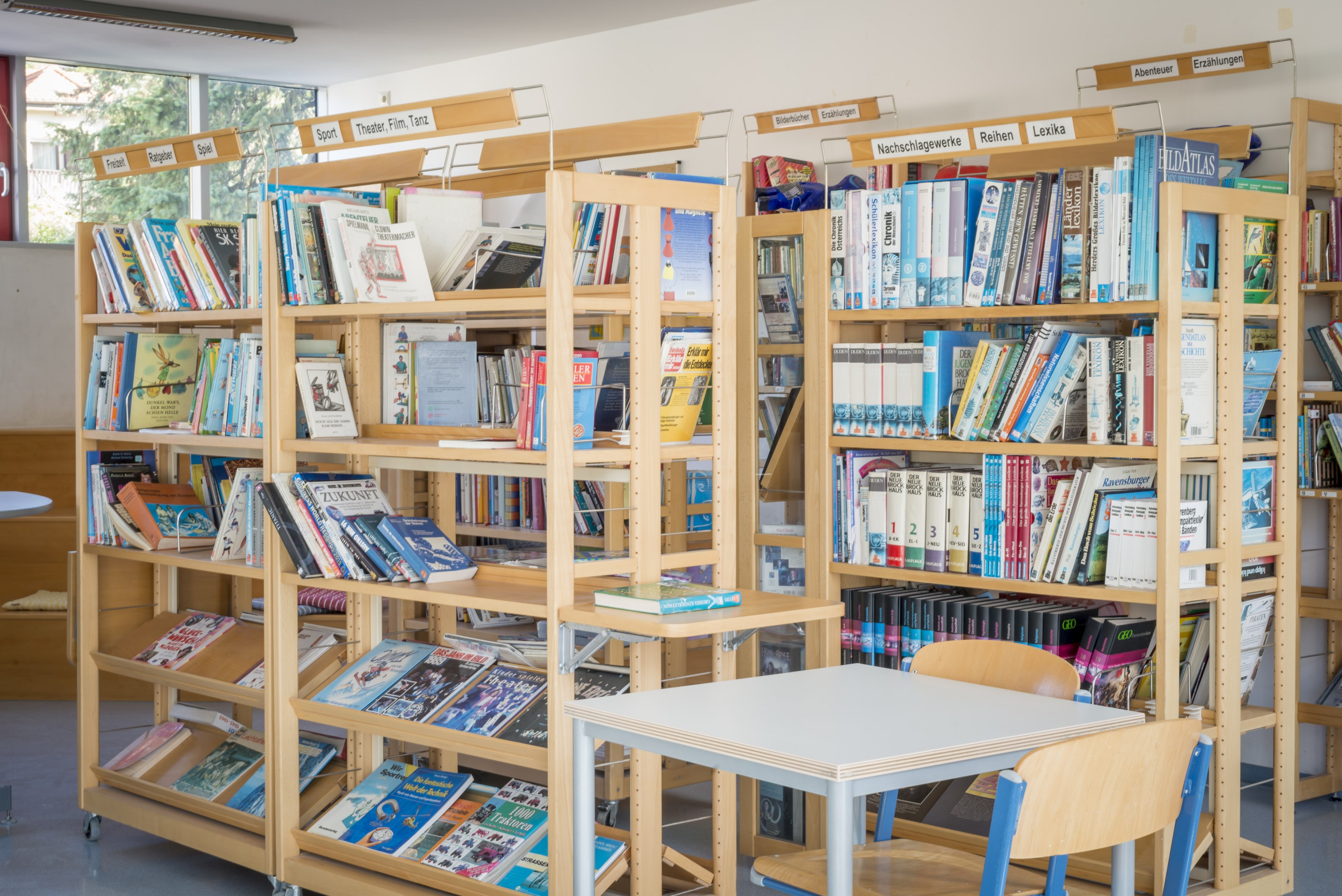 Mittelschule St. Johann, Bibliothek