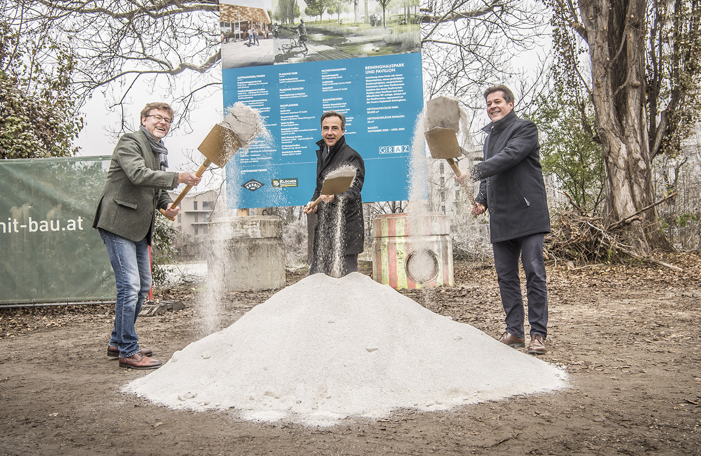 ... der dafür sorgt, dass ein neuer Park in Graz erblühen wird.