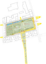 Der Plan für den neuen Reininghauspark © zwoPK Der Plan für den neuen Reininghauspark