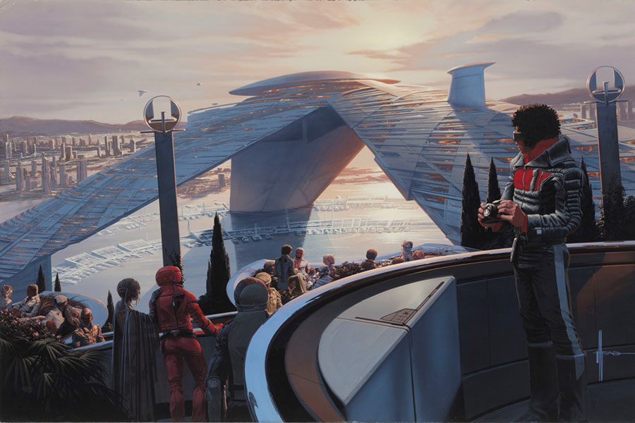 Future Marina View, Syd Mead, 1986 © Syd Mead Future Marina View, Syd Mead, 1986 © Syd Mead