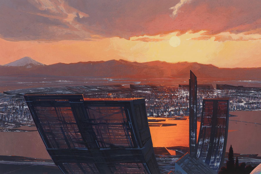 Future Tokio, Syd Mead, 1991 © Syd Mead Future Tokio, Syd Mead, 1991 © Syd Mead