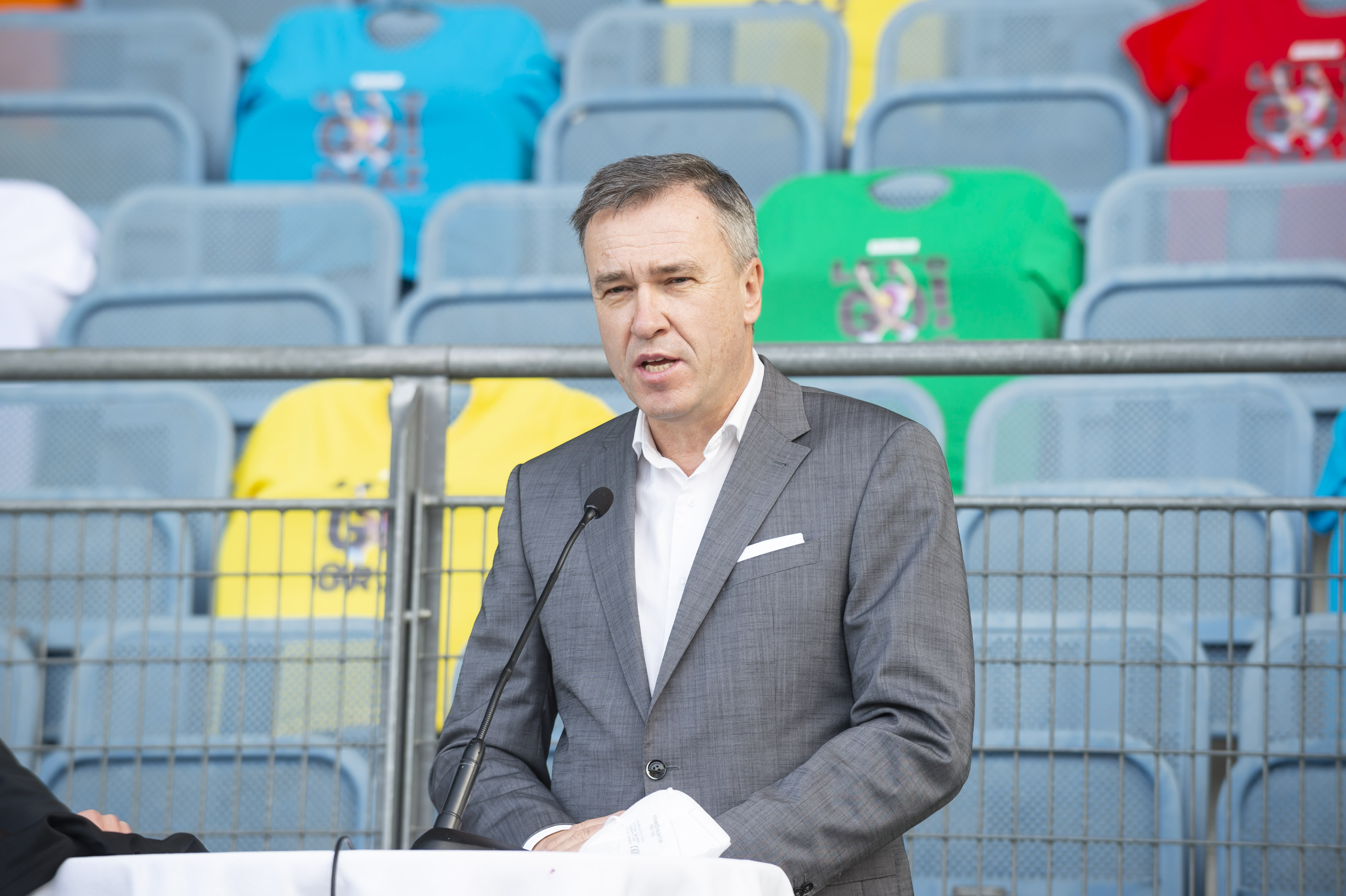 SK Sturm-Präsident Christian Jauk