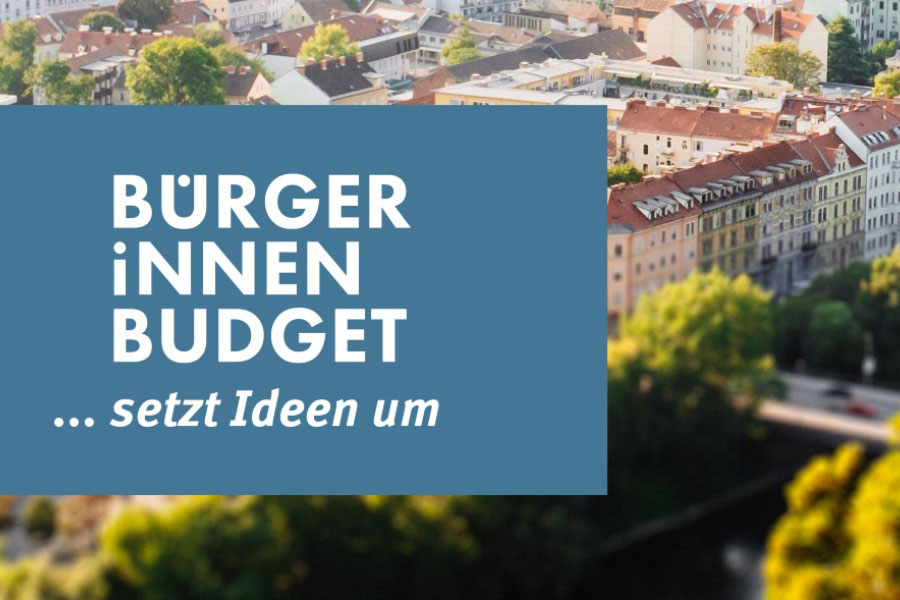 Die Bevölkerung kann im Rahmen des BurgerInnenbudgets aktiv ihre Ideen für ein lebenswertes Graz einbringen