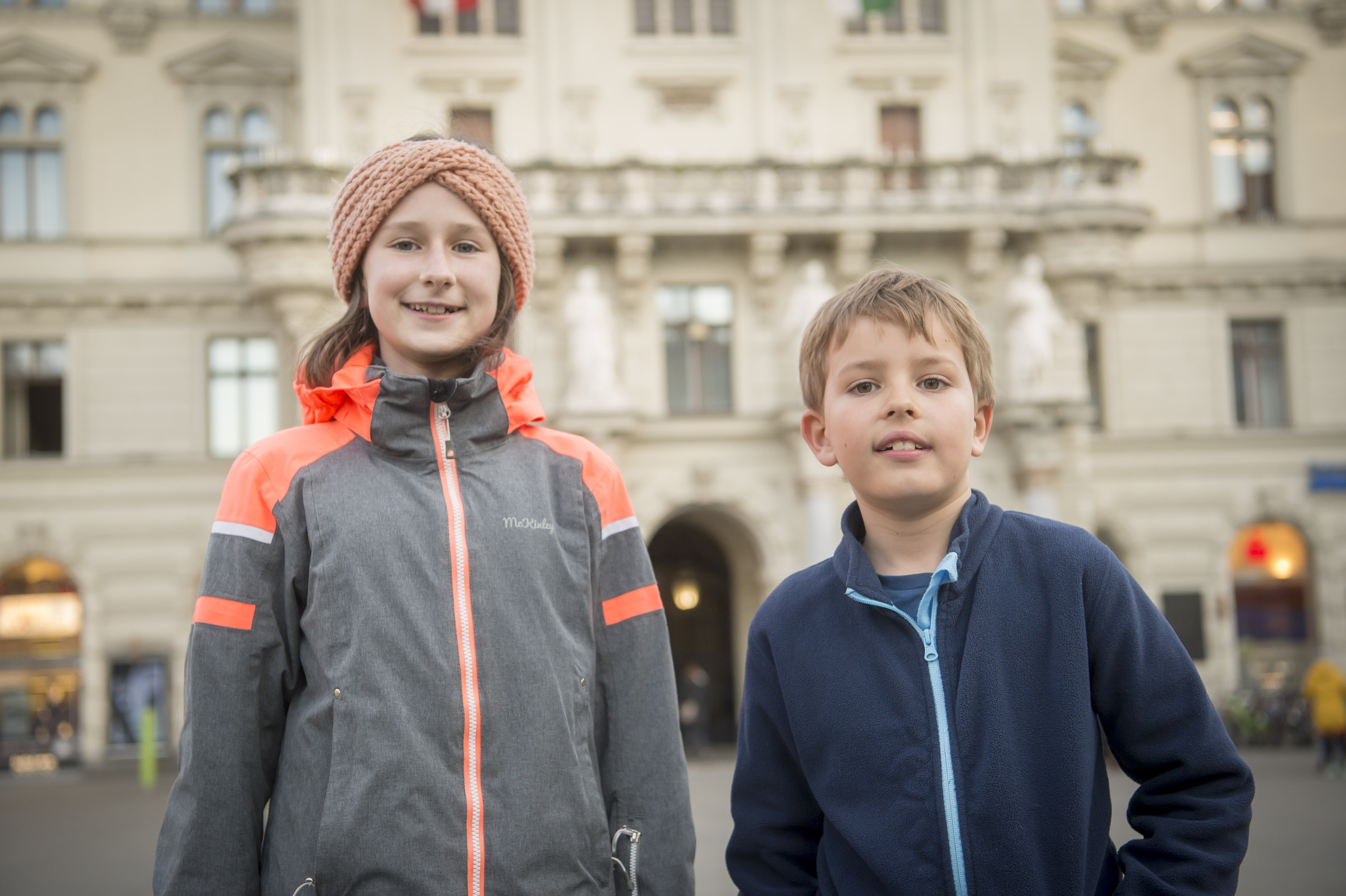 Die neuen Kinderbürgermeister Lucia und Felix © Stadt Graz/Fischer Die neuen Kinderbürgermeister Lucia und Felix © Stadt Graz/Fischer