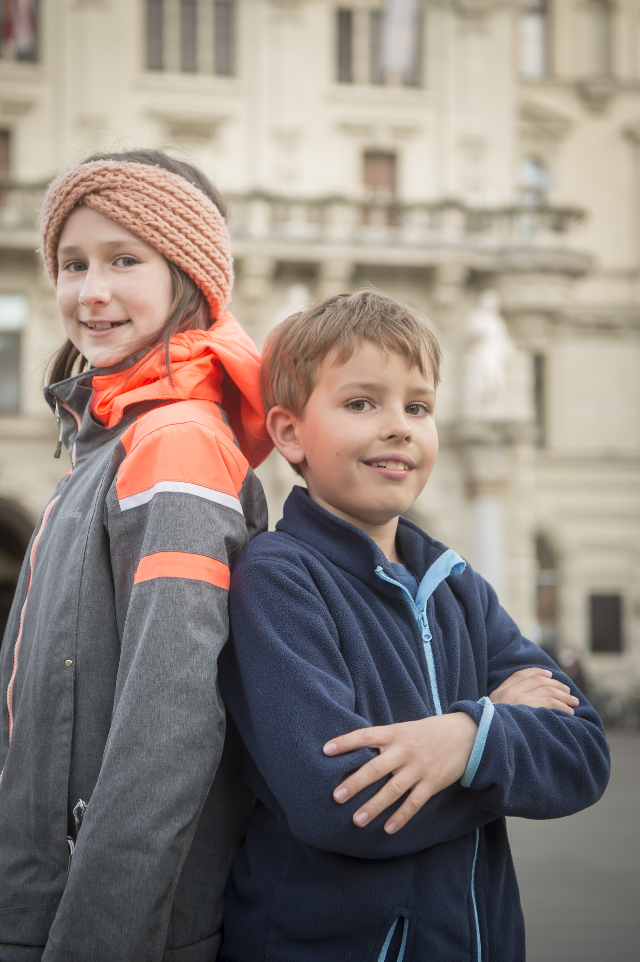 Die neuen Kinderbürgermeister Lucia und Felix © Stadt Graz/Fischer Die neuen Kinderbürgermeister Lucia und Felix © Stadt Graz/Fischer