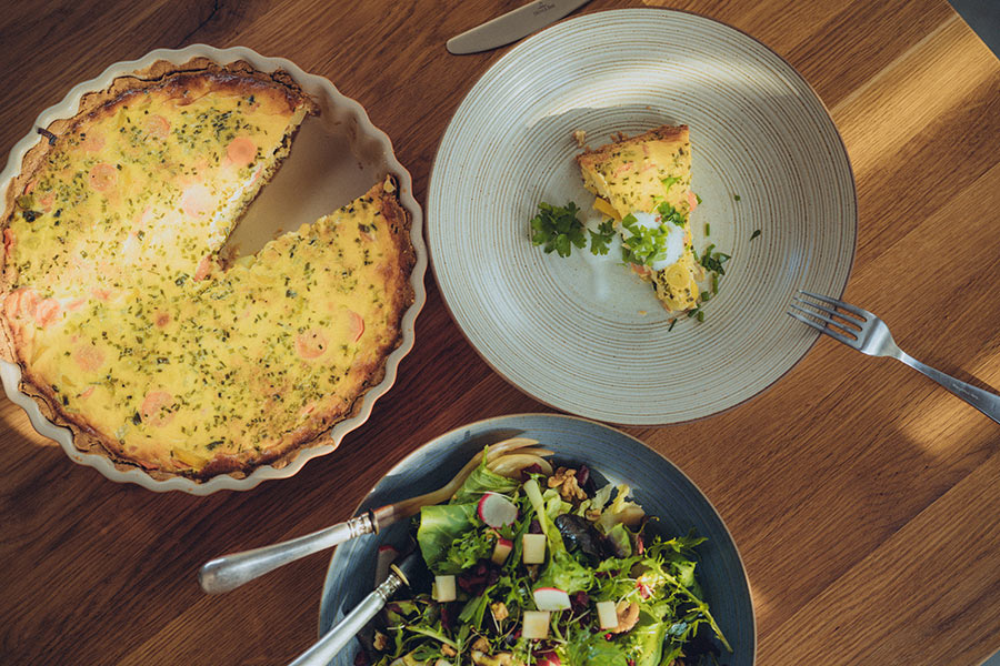 Gemüse-Quiche mit saisonalem Gemüse © Stadt Graz/Lex Karelly Gemüse-Quiche mit saisonalem Gemüse