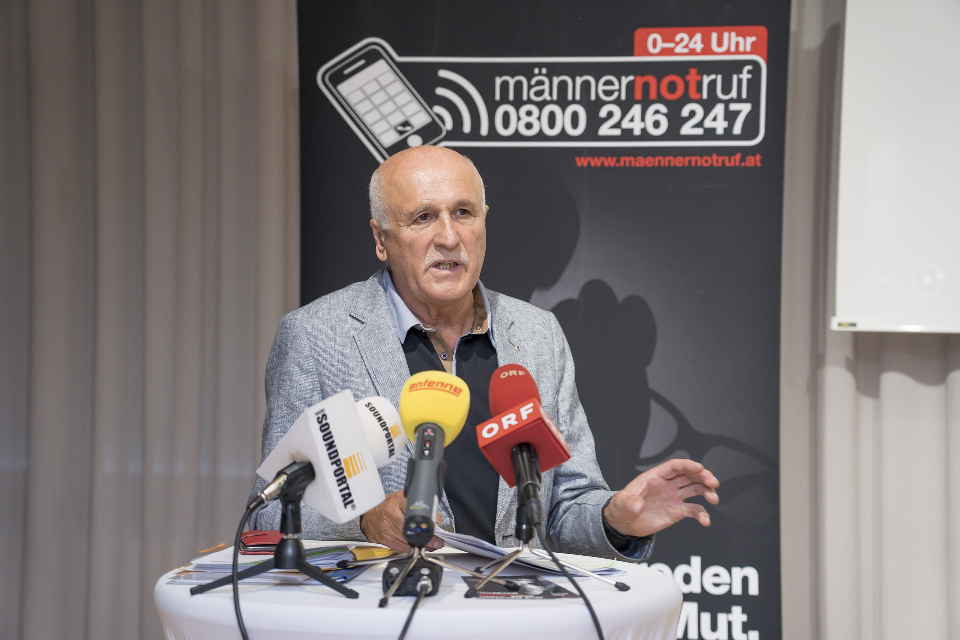 Eduard Hamedl, Obmann und Gründer des Männernotruf Steiermark © Stadt Graz/Fischer Eduard Hamedl, Obmann und Gründer des Männernotruf Steiermark