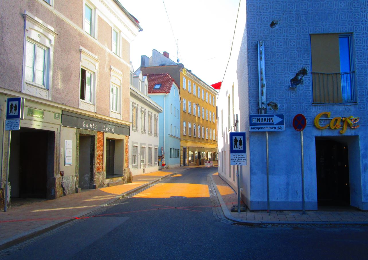 Vor Fertigstellung: Vom Lendplatz in die Stockergasse