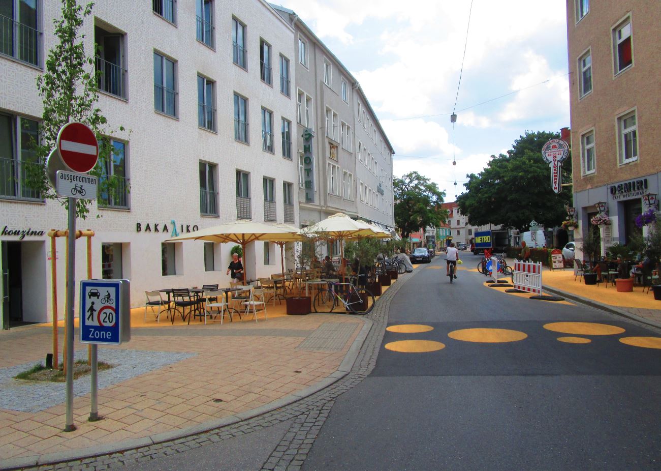 Mariahilferstraße im südlichen Bereich