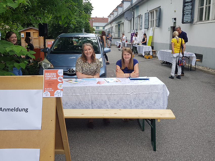 Den Auftakt machte das SMZ Liebenau. Das Bandcafé spielte auf.