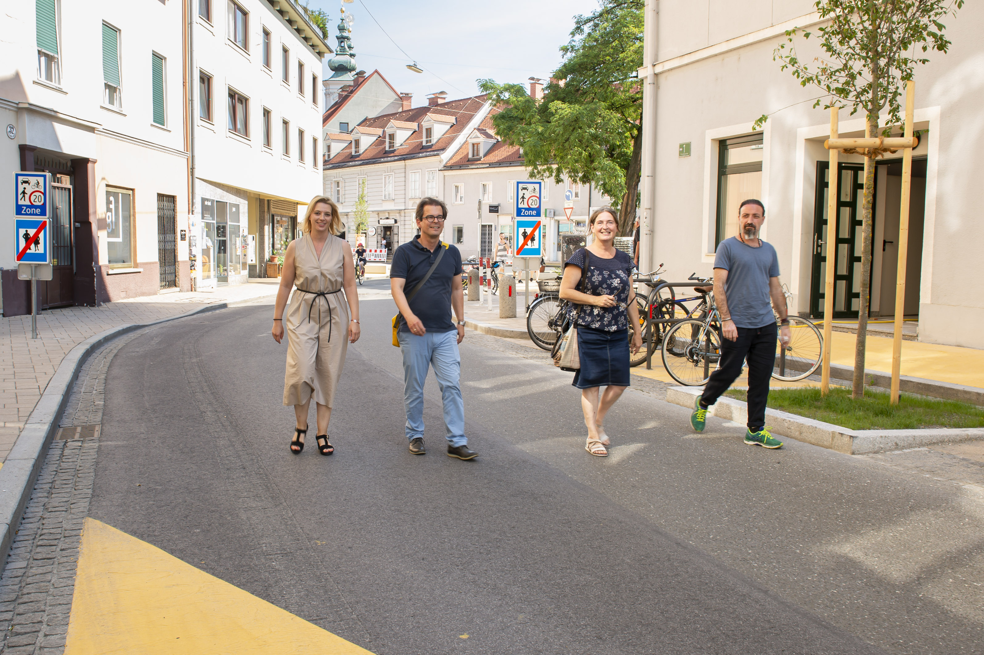 Neue Geh-Qualitäten in der Stockergasse