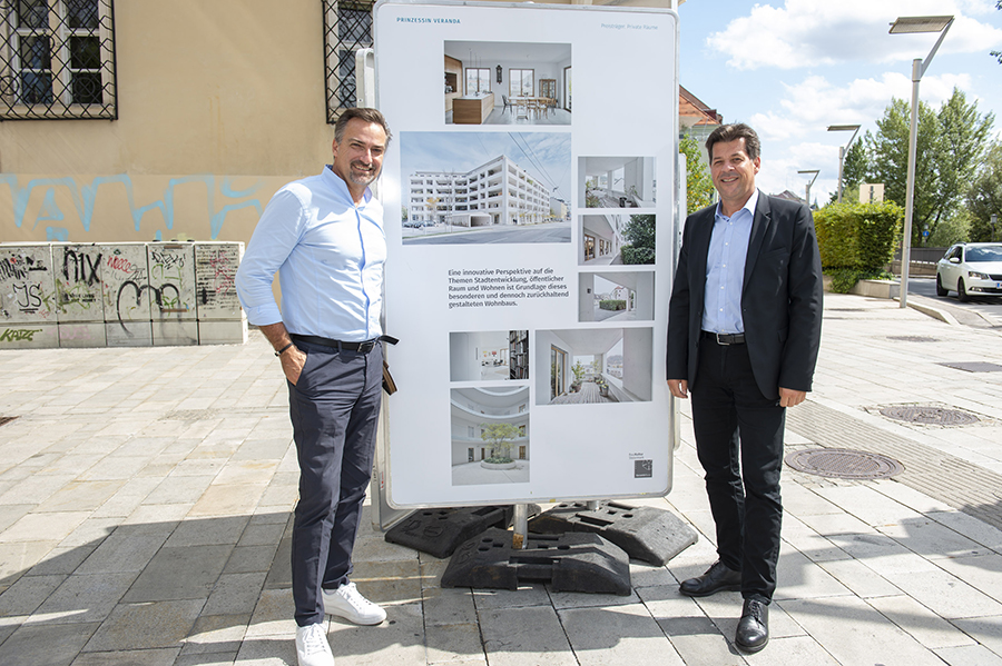GerambRose-Ausstellung rückt Baukultur im Herzen der Stadt gekonnt ins Bild. Baudirektoren unter sich: Andreas Tropper und Bertram Werle