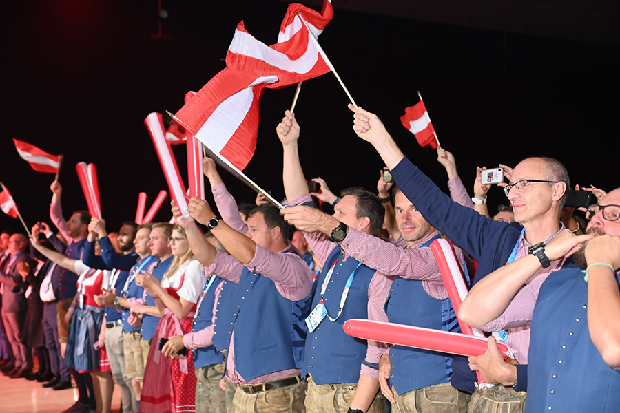 Auch im Publikum war die Stimmung hoch!