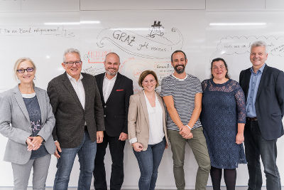 Das Team der Kleinen Zeitung und der Abteilung für Wirtschaft © Crunchtime Das Team der Kleinen Zeitung und der Abteilung für Wirtschaft
