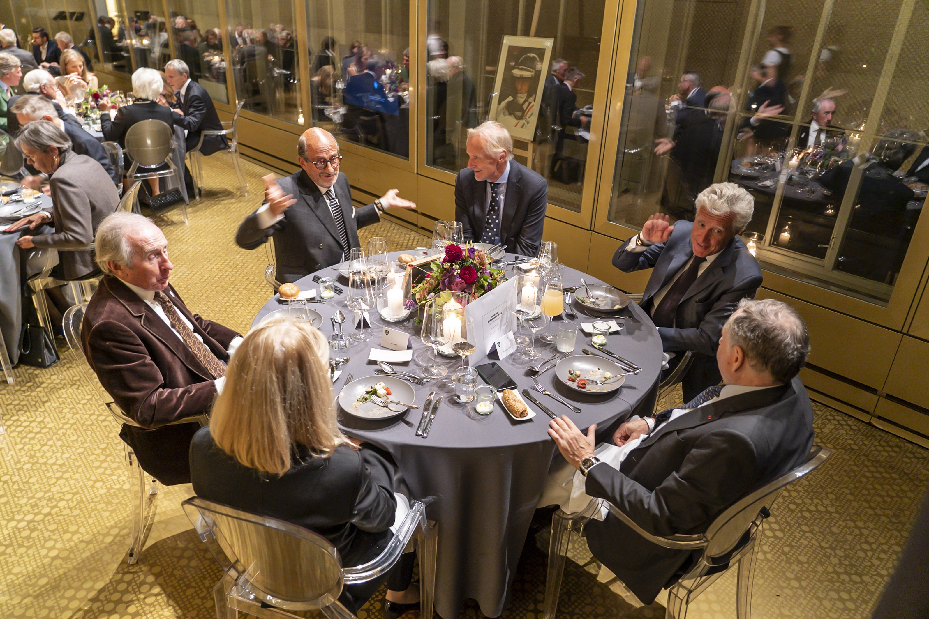 Abendstimmung beim Galadinner